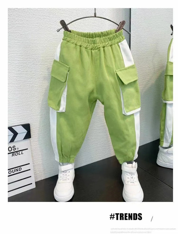 Boys Clothing Set Jacket Suit Spring and Autumn Clothing Children's Sportswear